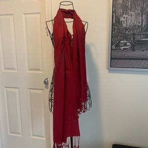 Red scarf